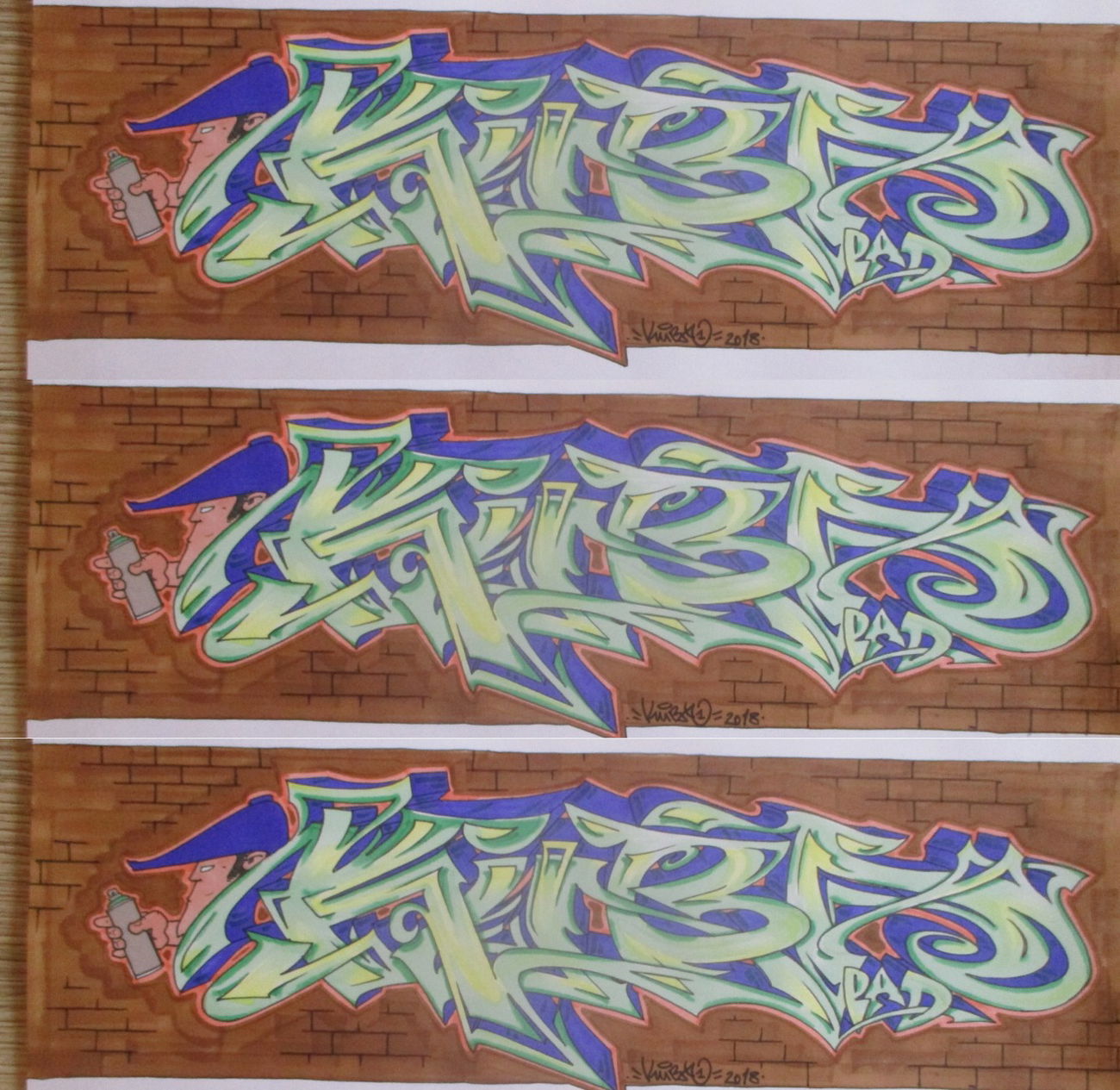 Graffiti Sketch - Photo by KUBA182 - kuba, pad, paintalldays (2018)