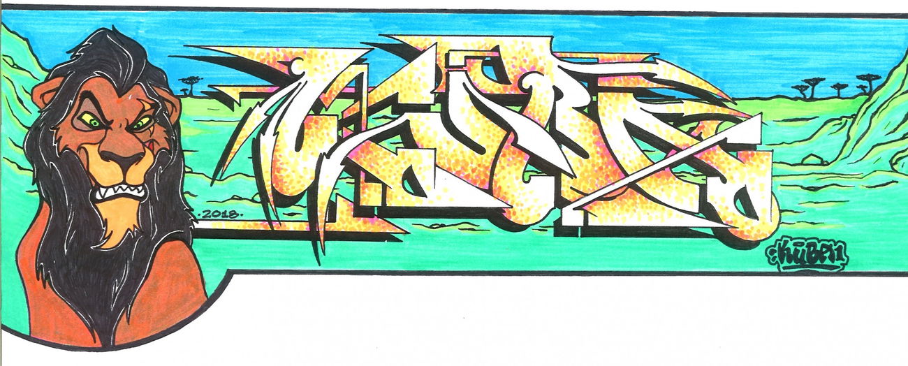 Graffiti Sketch - Photo by KUBA182 - kuba, pad, scar (2018)