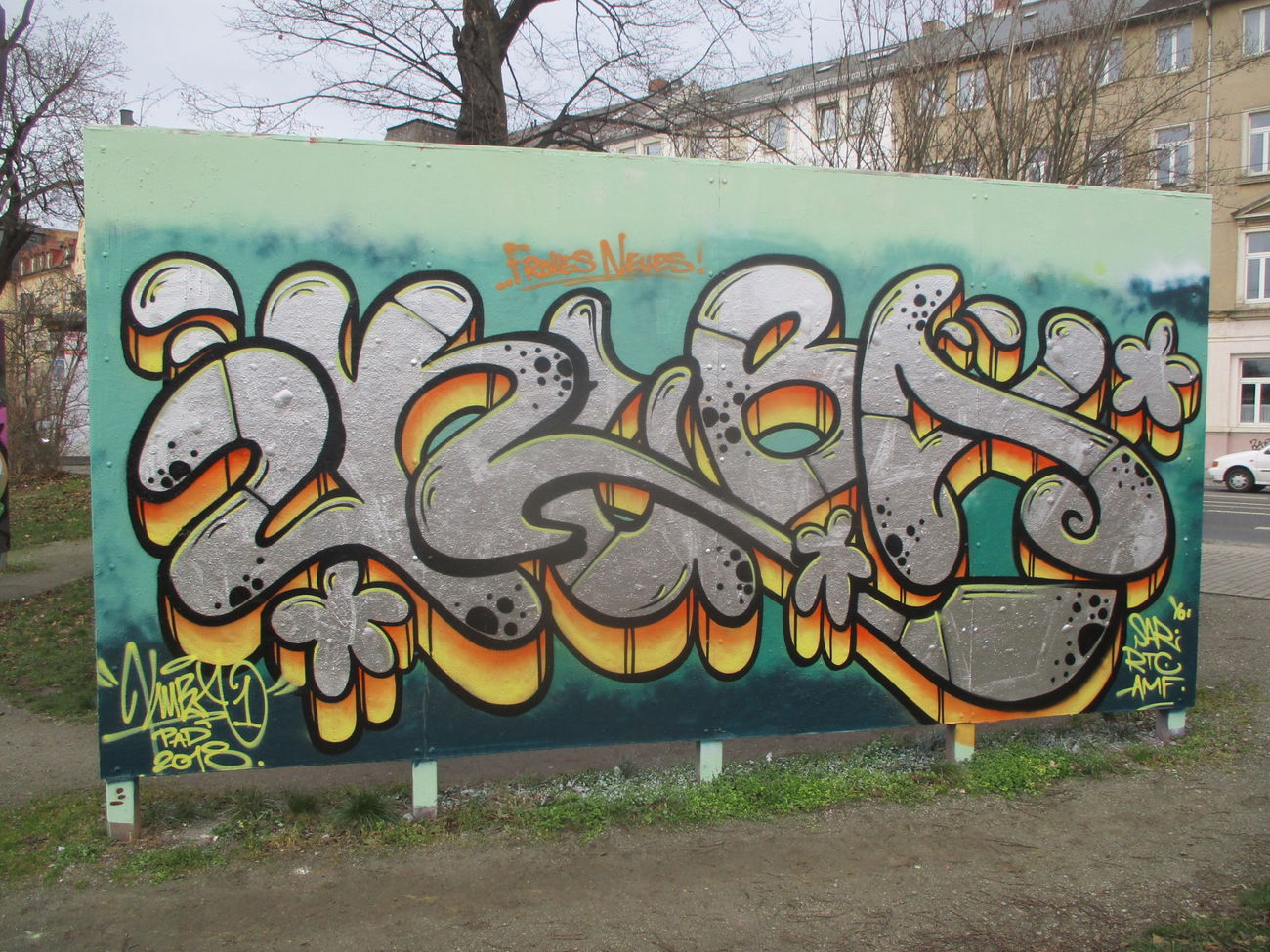 Graffiti Wall - Photo by KUBA182 - kuba, pad, dresden (2018)