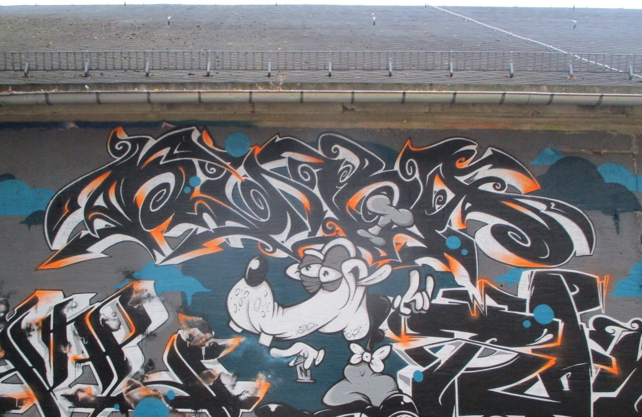Graffiti Wall - Photo by KUBA182 - kuba, nook, wk (2016)
