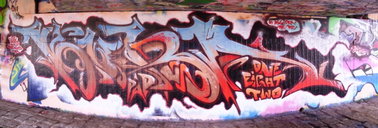 Graffiti Wall in Dresden - Photo by KUBA182 - kuba, pad