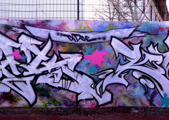 Graffiti Wall in Dresden - Photo by KUBA182 - kuba, rick, pad