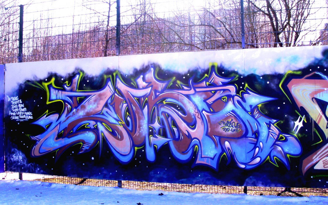 Graffiti Wall in Dresden - Photo by KUBA182 - kuba, pad, gfb