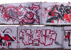 Graffiti Wall in Potsdam - Photo by KUBA182 - zetor, muks, kuba (2013)