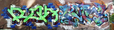 Graffiti Wall in Dresden - Photo by KUBA182 - Kuba, ran