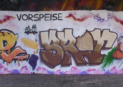 Graffiti Wall in Dresden - Photo by KUBA182 - siro, aik, ergo