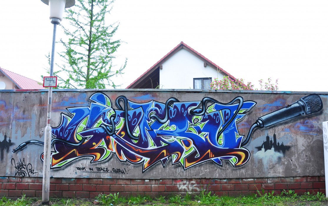 Graffiti Wall in Delitzsch - Photo by KUBA182 - kuba, guru, pad (2010)