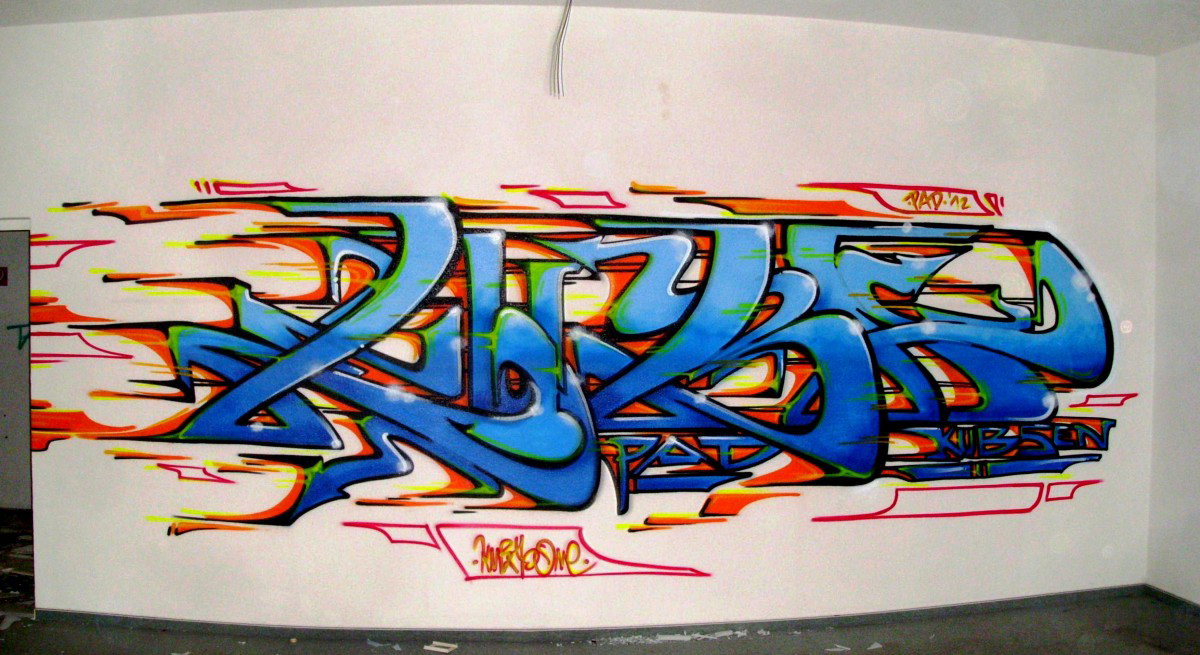 Graffiti Wall in Dresden - Photo by KUBA182 - kuba, pad, gfb