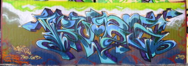 Graffiti Wall in Dresden - Photo by KUBA182 - kuba, pad, gfb (2013)