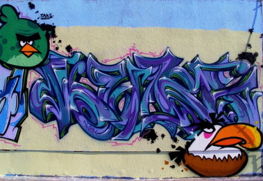 Graffiti Wall in Leipzig - Photo by KUBA182 - Kuba, Taks (2013)