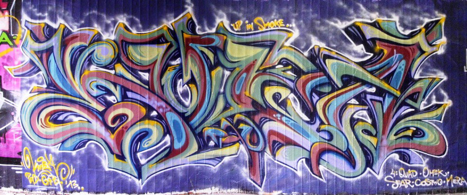 Graffiti Wall in Dresden - Photo by KUBA182 - kuba, pad (2013)