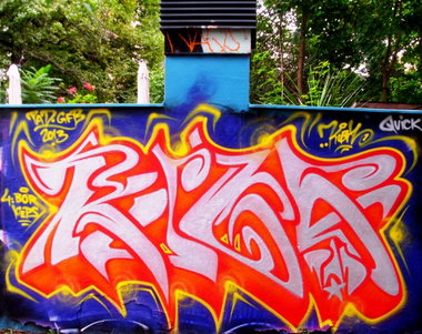 Graffiti Wall in Dresden - Photo by KUBA182 - kuba, pad, gfb (2013)