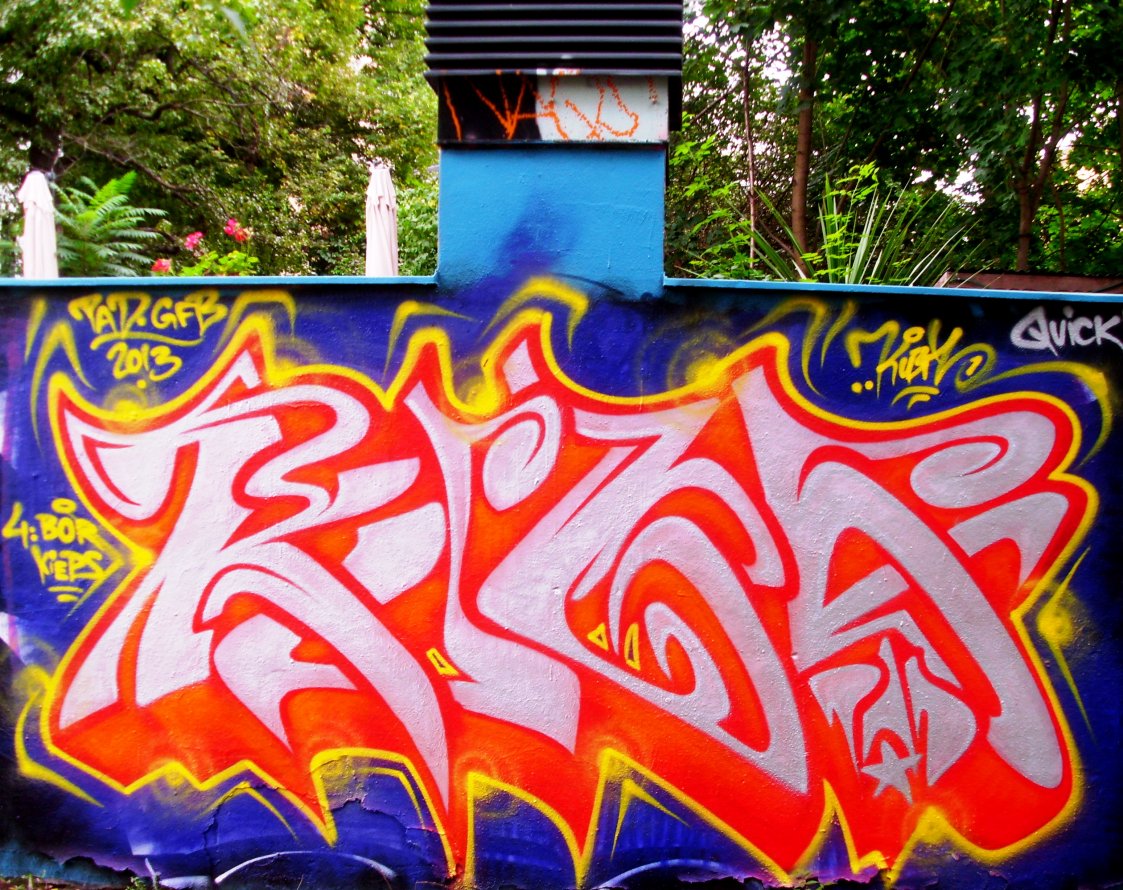 Graffiti Wall in Dresden - Photo by KUBA182 - kuba, pad, gfb (2013)
