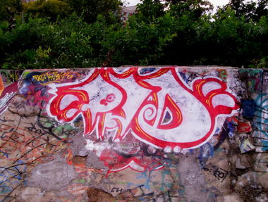 Graffiti Bombing in Dresden - Photo by KUBA182 - Kuba, Pad, gfb (2013)