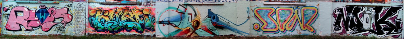 Graffiti Wall in Leipzig - Photo by KUBA182 - Rewis, Kuba, Your (2013)