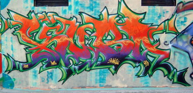 Graffiti Wall in Leipzig - Photo by KUBA182 - Kuba, PAD, GFB (2010)