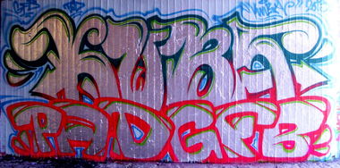 Graffiti Bombing in Dresden - Photo by KUBA182 - Kuba, Pad, GFB (2013)