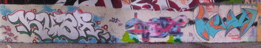 Graffiti Wall in Dresden - Photo by KUBA182 - TRK, PAD, kuba (2013)