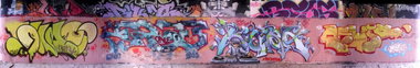 Graffiti Wall in Dresden - Photo by KUBA182 - Gourmet, Ergo, Kuba (2013)
