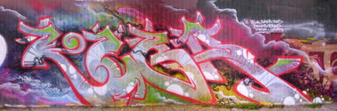 Graffiti Wall in Dresden - Photo by KUBA182 - kuba, pad, gfb (2013)