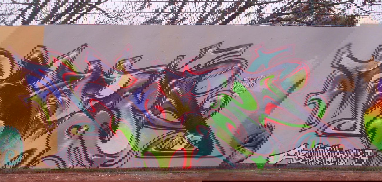 Graffiti Wall in Dresden - Photo by KUBA182 - kuba, pad, gfb (2013)