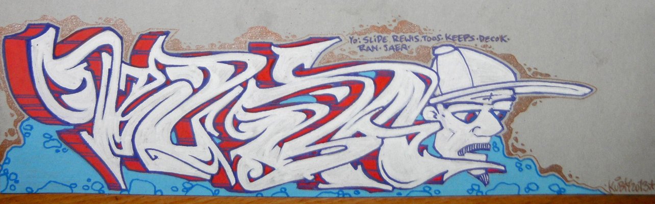 Graffiti Sketch - Photo by KUBA182 - kuba, pad (2013)