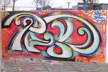 Graffiti Wall in Dresden - Photo by KUBA182 - pad, kuba (2013)
