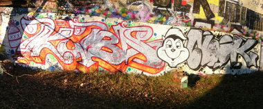 Graffiti Wall - Photo by KUBA182 - Kuba, Nook, WK (2013)