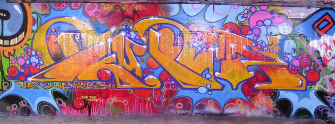 Graffiti Wall - Photo by KUBA182 - kuba, pad, gfb (2013)