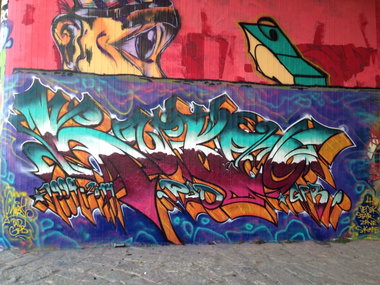 Graffiti Wall in Dresden - Photo by KUBA182 - Kuba, PAD, GFB (2014)