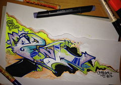 Graffiti Sketch - Photo by KUBA182 - mad, funk, kuba (2014)