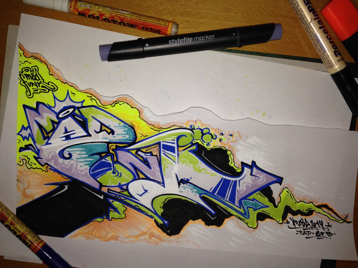 Graffiti Sketch - Photo by KUBA182 - mad, funk, kuba (2014)