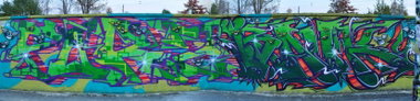 Graffiti Wall - Photo by KUBA182 - forz, BauK, Frozd