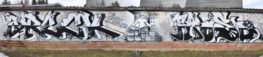 Graffiti Wall - Photo by KUBA182 - Frozd, Kuba, Dreck