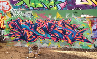 Graffiti Wall in Dresden - Photo by KUBA182 - Kuba, PAD, GFB (2014)