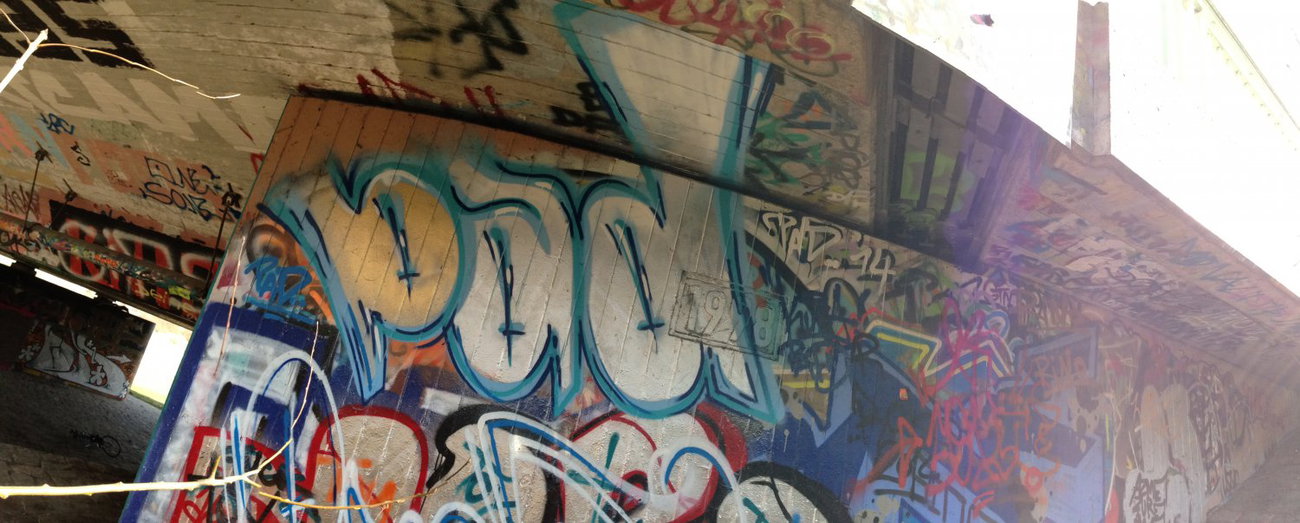 Graffiti Wall - Photo by KUBA182 - pad, kuba, dresden (2014)
