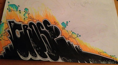 Graffiti Sketch - Photo by KUBA182 - crose, kuba (2014)