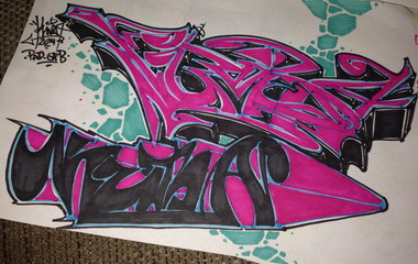 Graffiti Sketch - Photo by KUBA182 - kuba (2014)