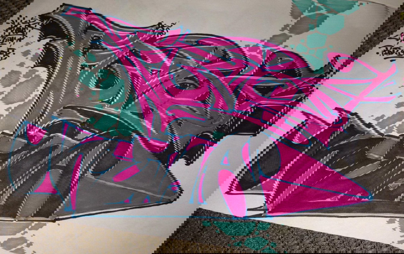 Graffiti Sketch - Photo by KUBA182 - kuba (2014)