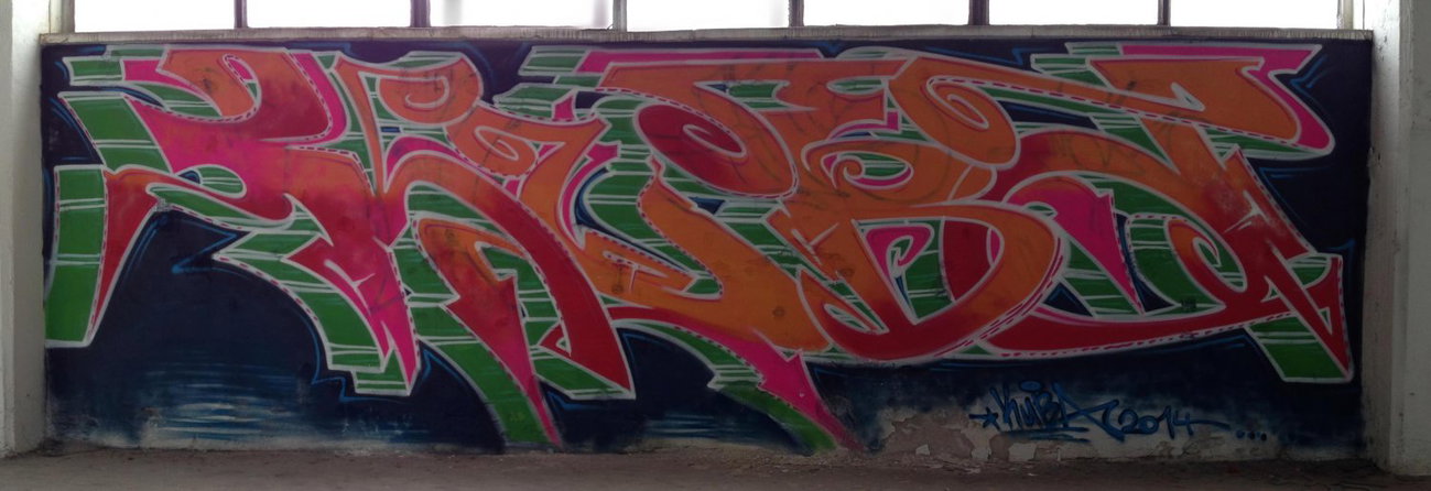 Graffiti Wall - Photo by KUBA182 - kuba, pad (2014)