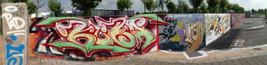 Graffiti Wall - Photo by KUBA182 - KUBA, PAD (2014)