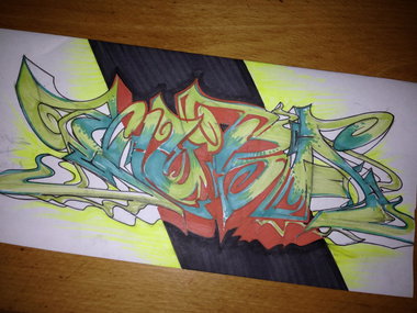 Graffiti Sketch - Photo by KUBA182 - kuba, pad (2014)