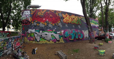 Graffiti Wall - Photo by KUBA182 - scheune, Dresden, kuba (2014)