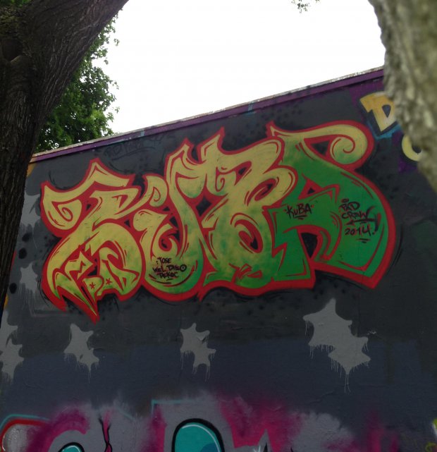 Graffiti Wall - Photo by KUBA182 - KUBA, PAD (2014)