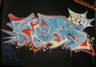 Graffiti Sketch - Photo by KUBA182 - Kuba, PAD (2014)
