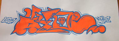 Graffiti Sketch - Photo by KUBA182 - hyde, kuba, pad (2014)