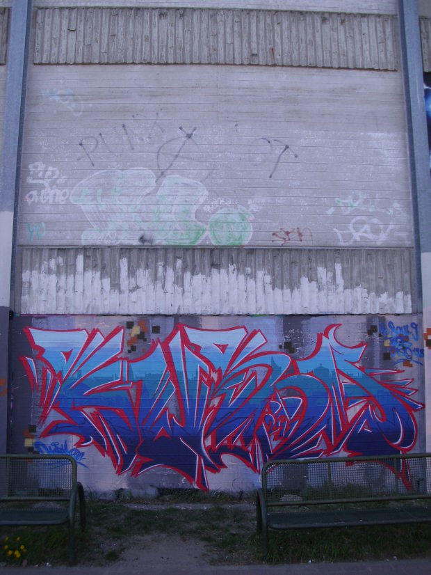 Graffiti Wall - Photo by KUBA182 - Kuba, PAD, Saxnlack2011 (2011)