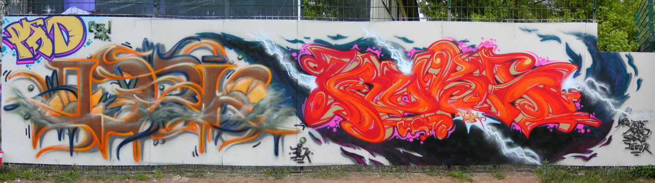 Graffiti Wall - Photo by KUBA182 - desq, kuba, pad (2014)