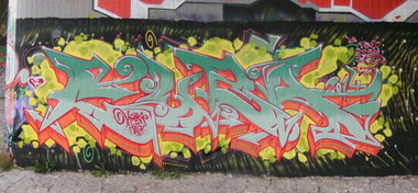 Graffiti Wall - Photo by KUBA182 - Kuba, PAD (2014)