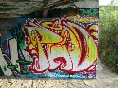 Graffiti Wall - Photo by KUBA182 - PAD, Kuba (2014)